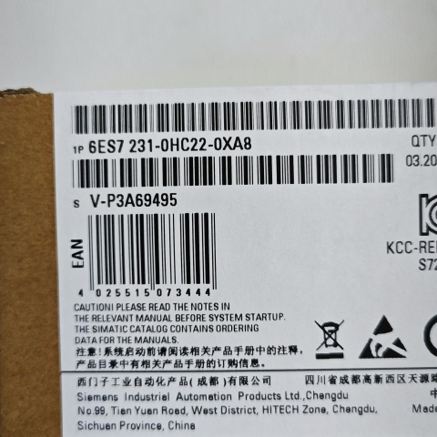 模塊6ES7231-0HC22-0XA8 (3)